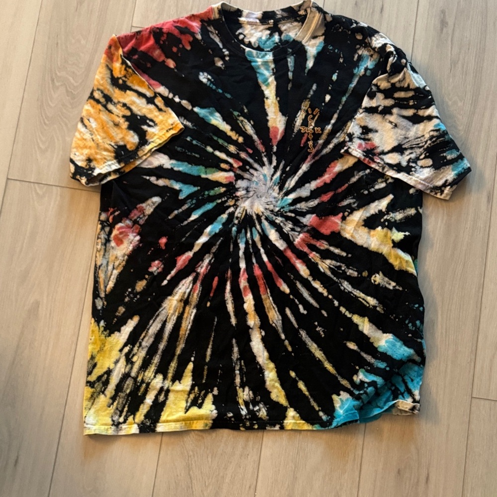 Colorful Spiral Tie-Dye Men's Tee